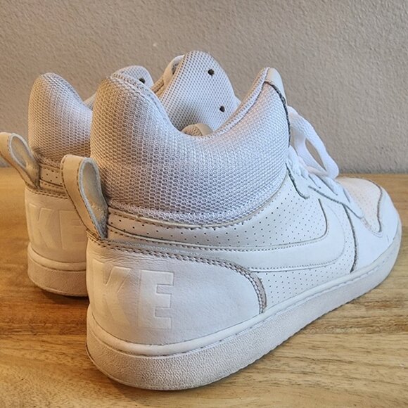 Nike Court Borough Mid Shoes Mens Size 11 High Top Leather 838938-111 Sneakers main image 6